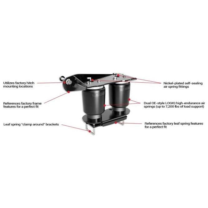 ReadyLift ReadyAir Load Leveling Helper Spring kit for 2020-2024 GM 2500/3500