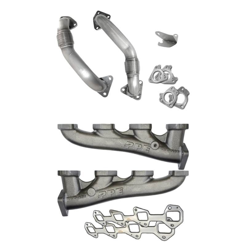 PPE Manifolds with Up-Pipes 01-04 LB7 Duramax