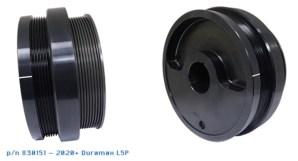 Fluidampr Steel Externally Balanced Damper for 2017+ 6.6L L5P Duramax