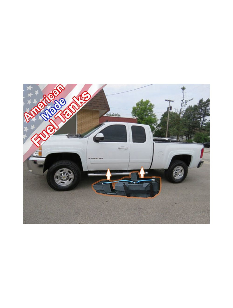 Titan Extra Capacity Fuel Tank for 2001-2010 GM 2500/3500HD Duramax