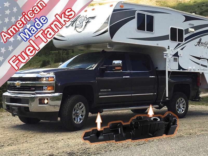 Titan Extra Capacity Fuel Tank for 2011-2016 GM 2500/3500HD Duramax