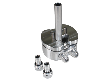 Billet Aluminum Bottom Sump w/Integrated Return