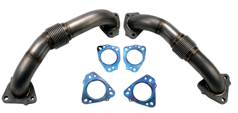 2017-2023 L5P Duramax 2 Inch Stainless UP-Pipe Kit for OEM Manifolds w/ Gaskets