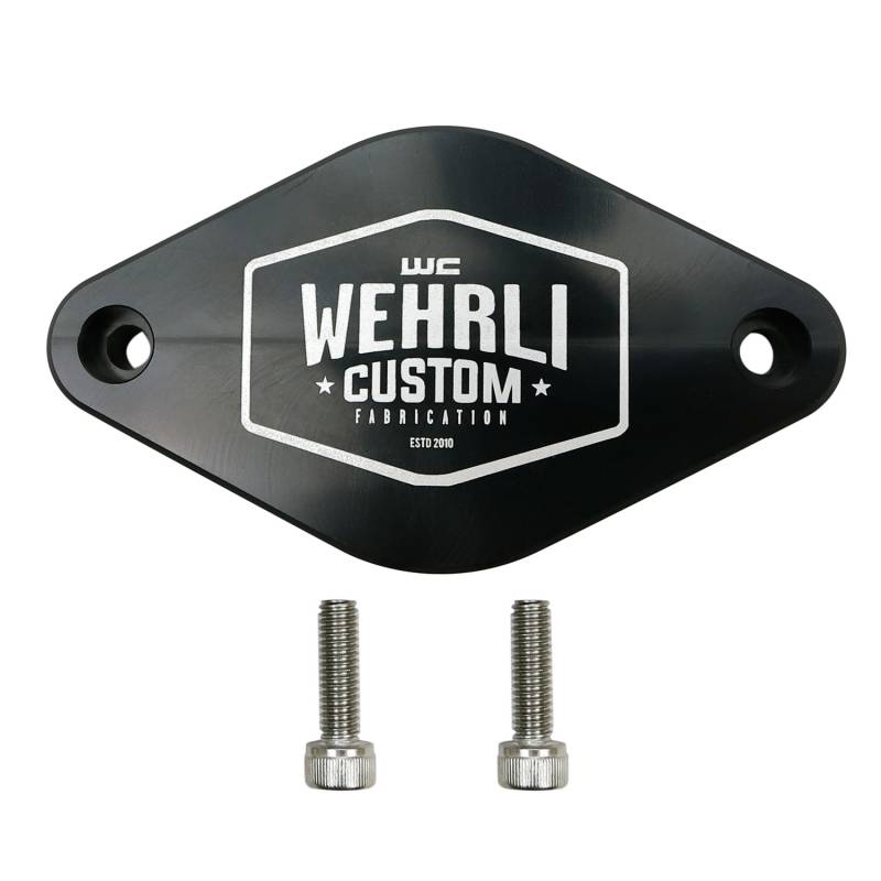 WCFAB 2011-2016 LML Duramax Turbo Resonator Billet Plate