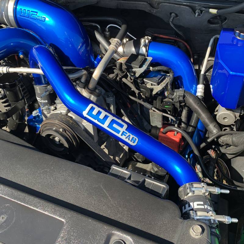 WCFAB 2006-2010 LBZ/LMM Duramax Top Outlet Billet Thermostat Housing & Upper Coolant Pipe Kit