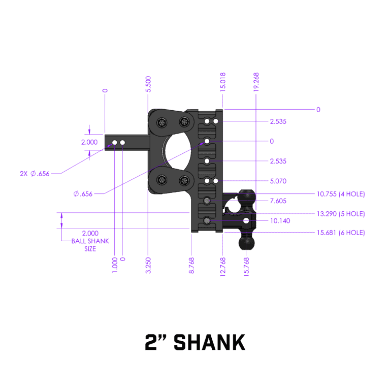 Gen-Y The BOSS (Torsion-Flex) 16K Drop Hitch (2" or 2.5" Shank)