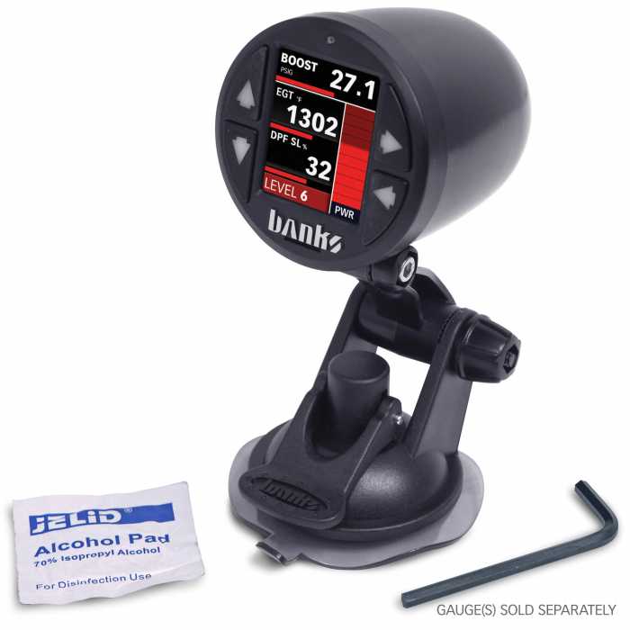 Banks iDash Gauge Pod Suction Mount