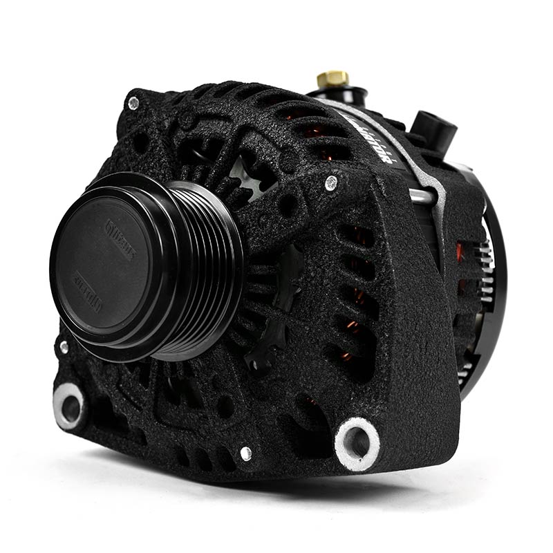 XDP Wrinkle Black HD High Output Alternator for 6.6L Duramax