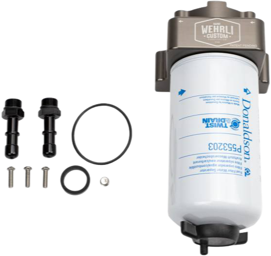 WCFAB 2017-2019 & 2020+ Long Bed L5P Duramax Fuel Filter Housing Kit