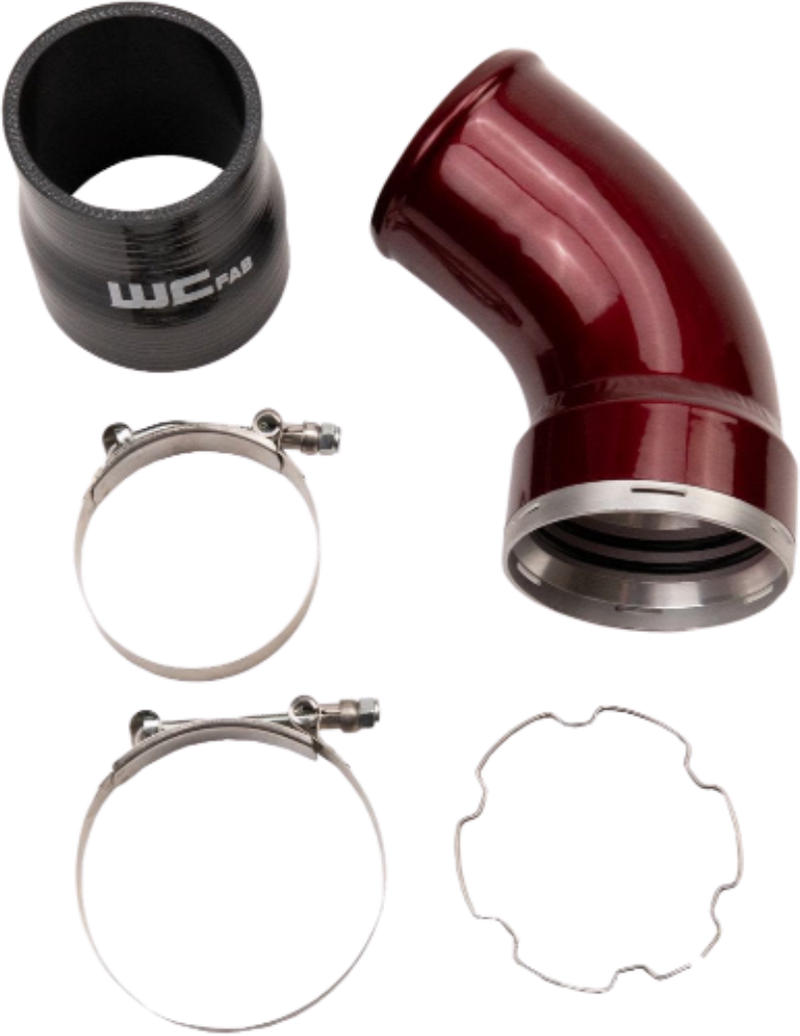 WCFAB 2006-2010 LBZ/LMM Duramax Passenger Side Intercooler Outlet Elbow Kit
