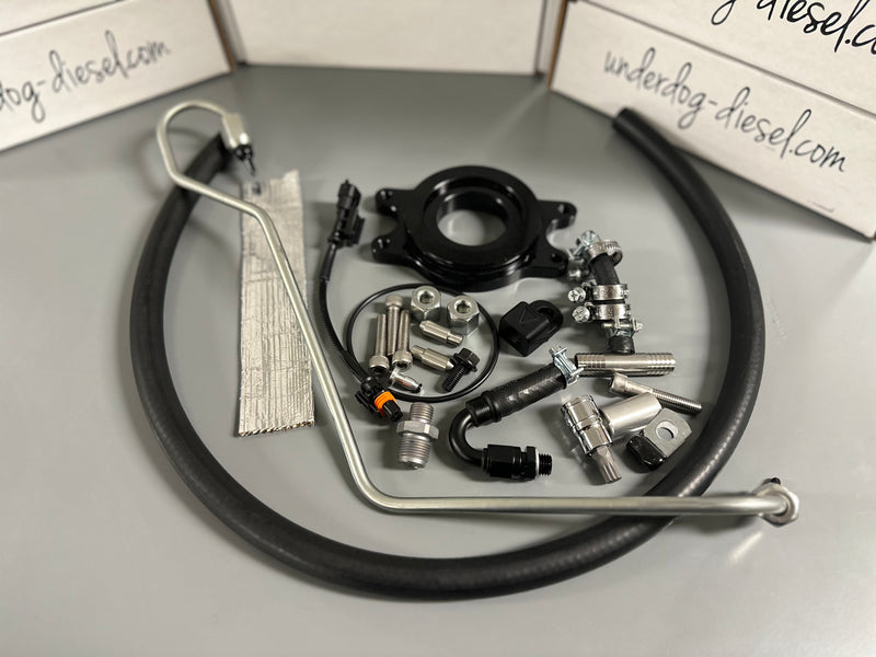 UnderDog Diesel CP3 Conversion Kit w/ WCFAB RACE Line