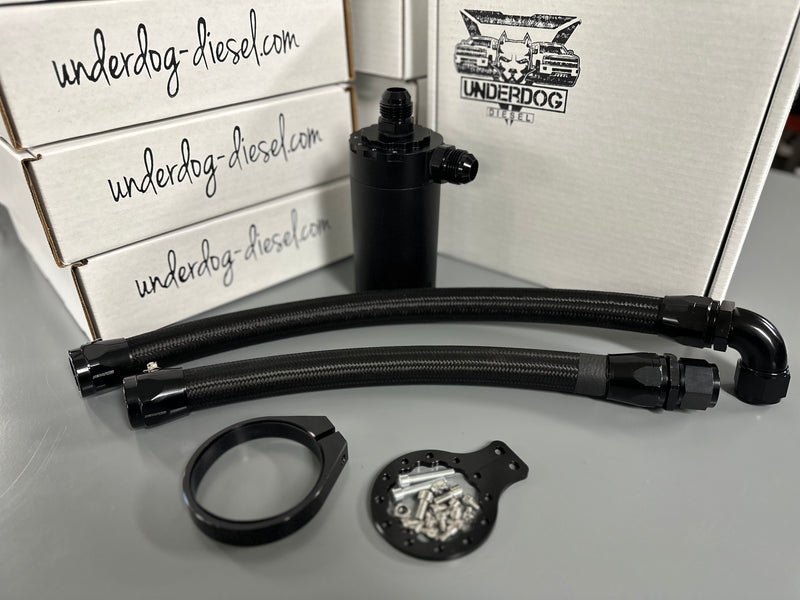 UnderDog Diesel Catch Can Kit for 2020+ L5P Duramax