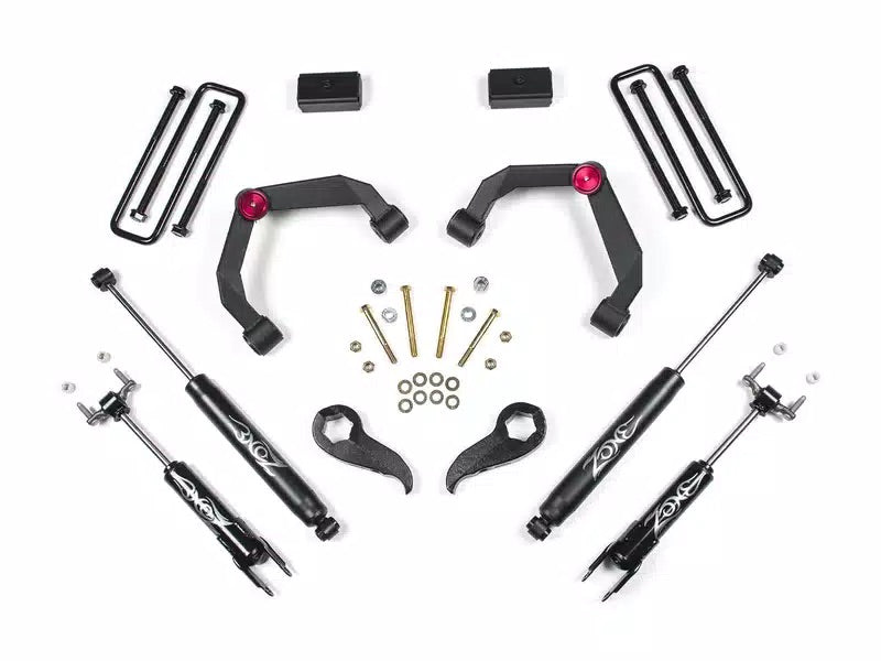 Zone Offroad 3” Adventure Series Lift Kit for 2011-2019 GM 2500/3500HD