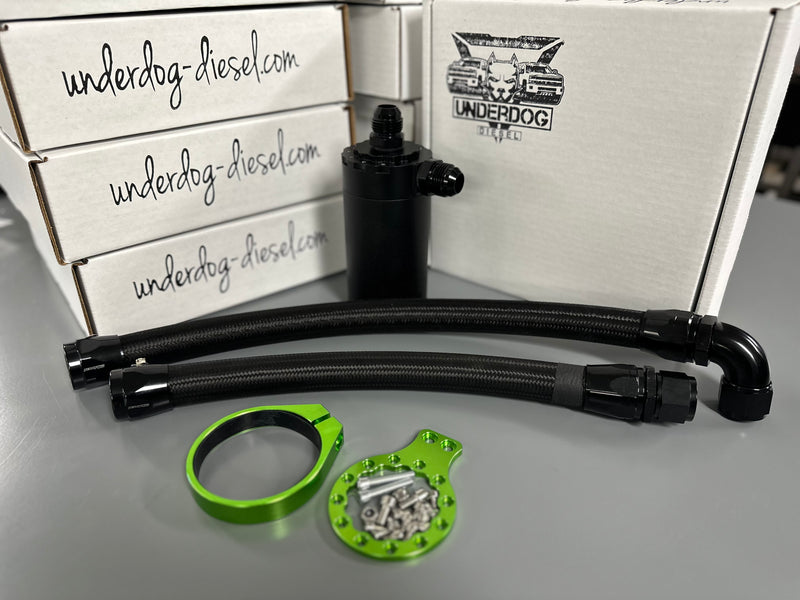 UnderDog Diesel Catch Can Kit for 2020+ L5P Duramax