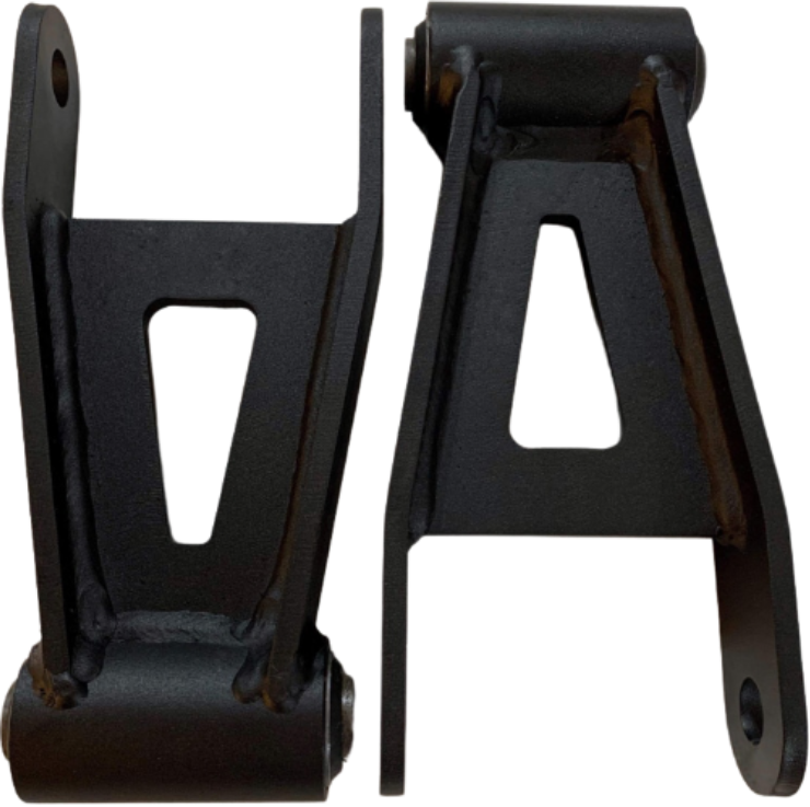 John C Garage 1.4 Inch Drop Shackles for 2011-2024 GM 2500HD/*3500HD